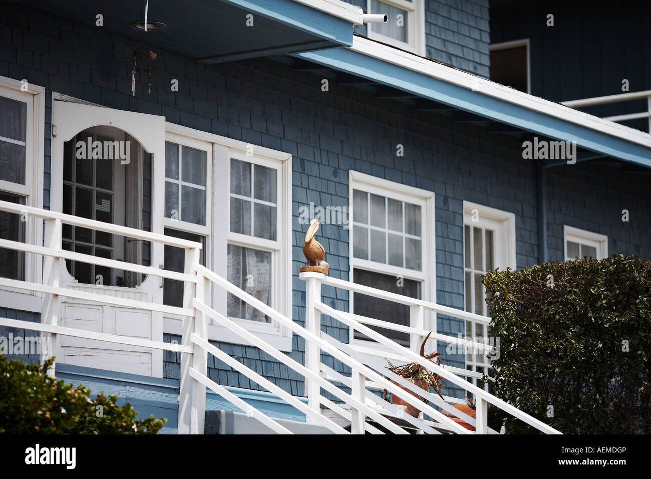 Nautischen Themen Haus in Manhattan Beach, Los Angeles County, Kalifornien, USA Stockfoto