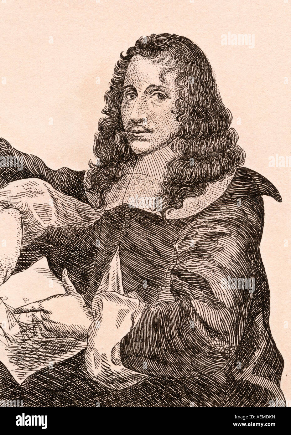 Bonaventura Peeters (I) oder Bonaventura Peeters the Elder, 1614 –1652. Flämischer Maler, Zeichner und Radierer. Stockfoto