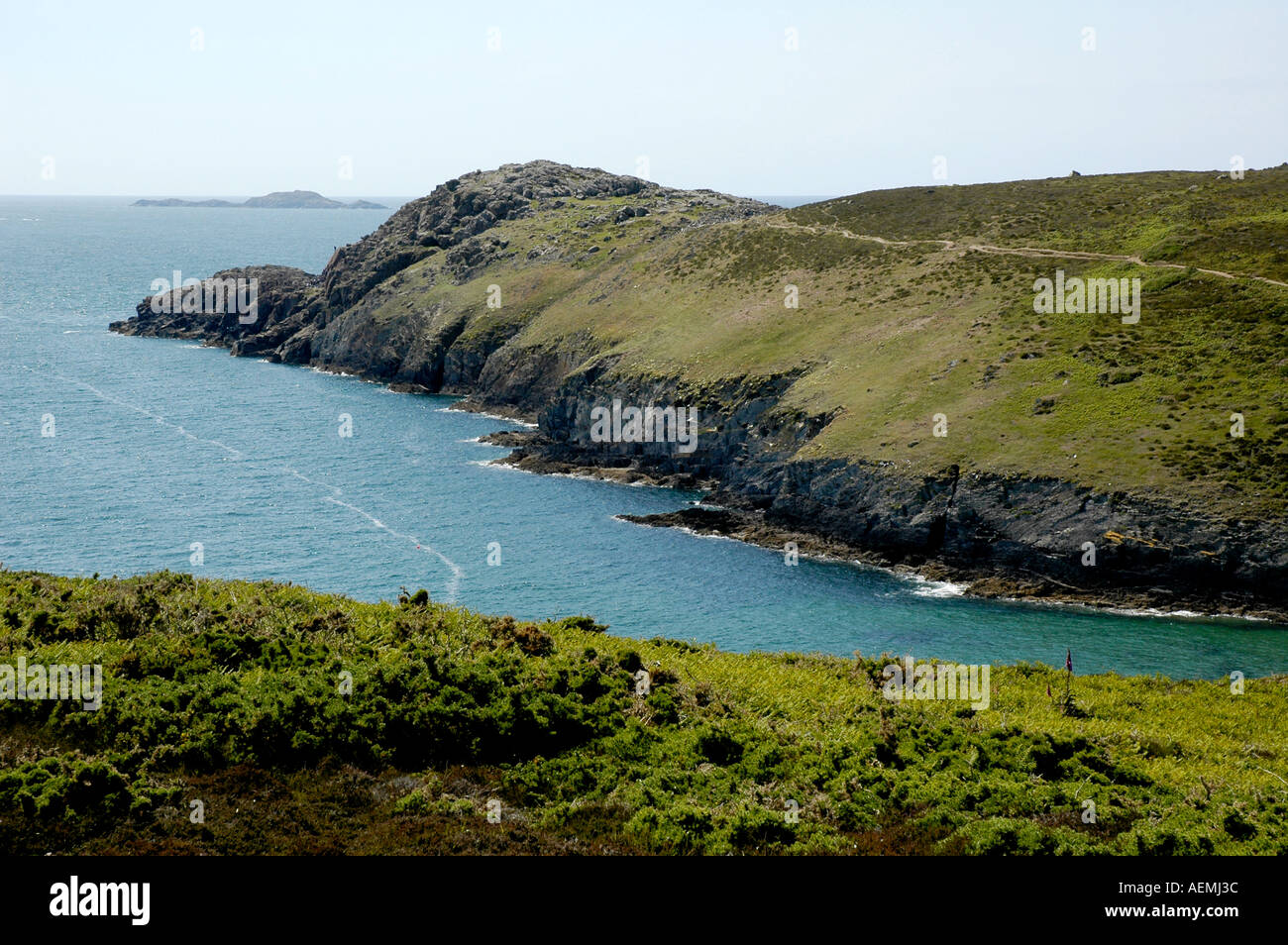 Whitesands Gegend in der Nähe von St David s South Wales Stockfoto