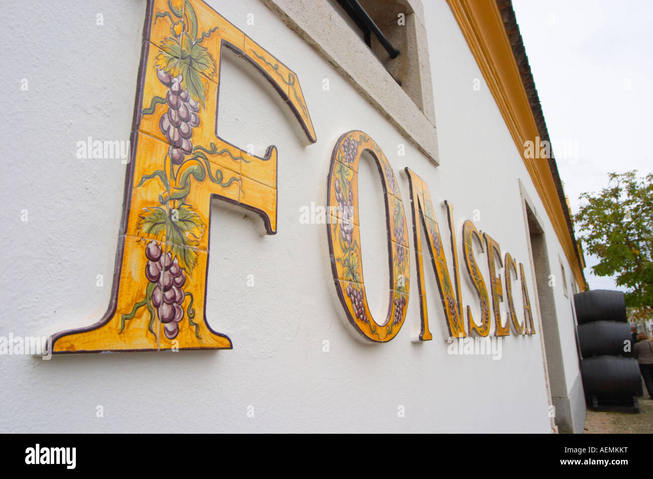 Weinkellerei. JM Jose Maria da Fonseca, Azeitao, Setubal, Portugal Stockfoto