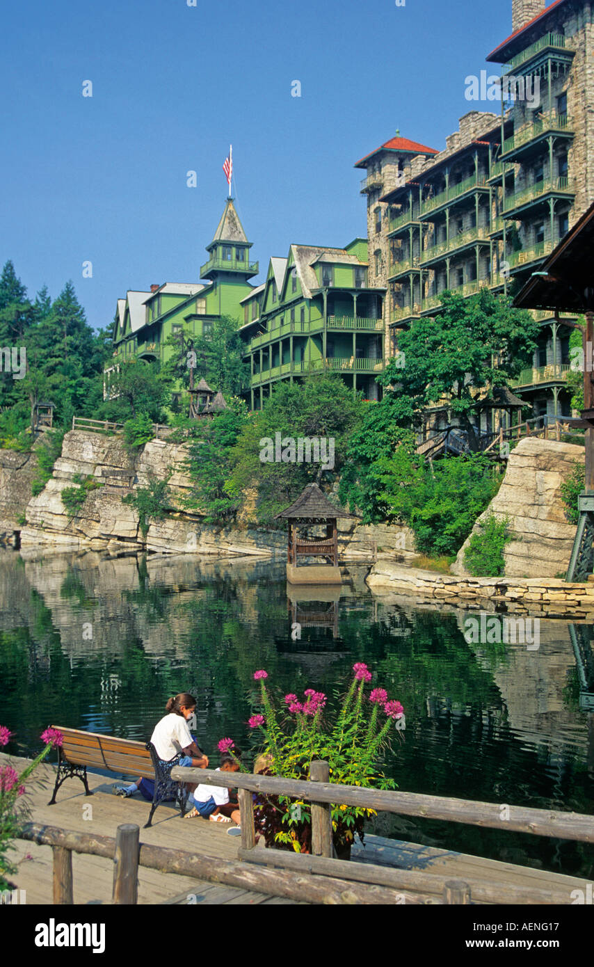 Mohonk Mountain House Mohonk See New York State USA Stockfoto