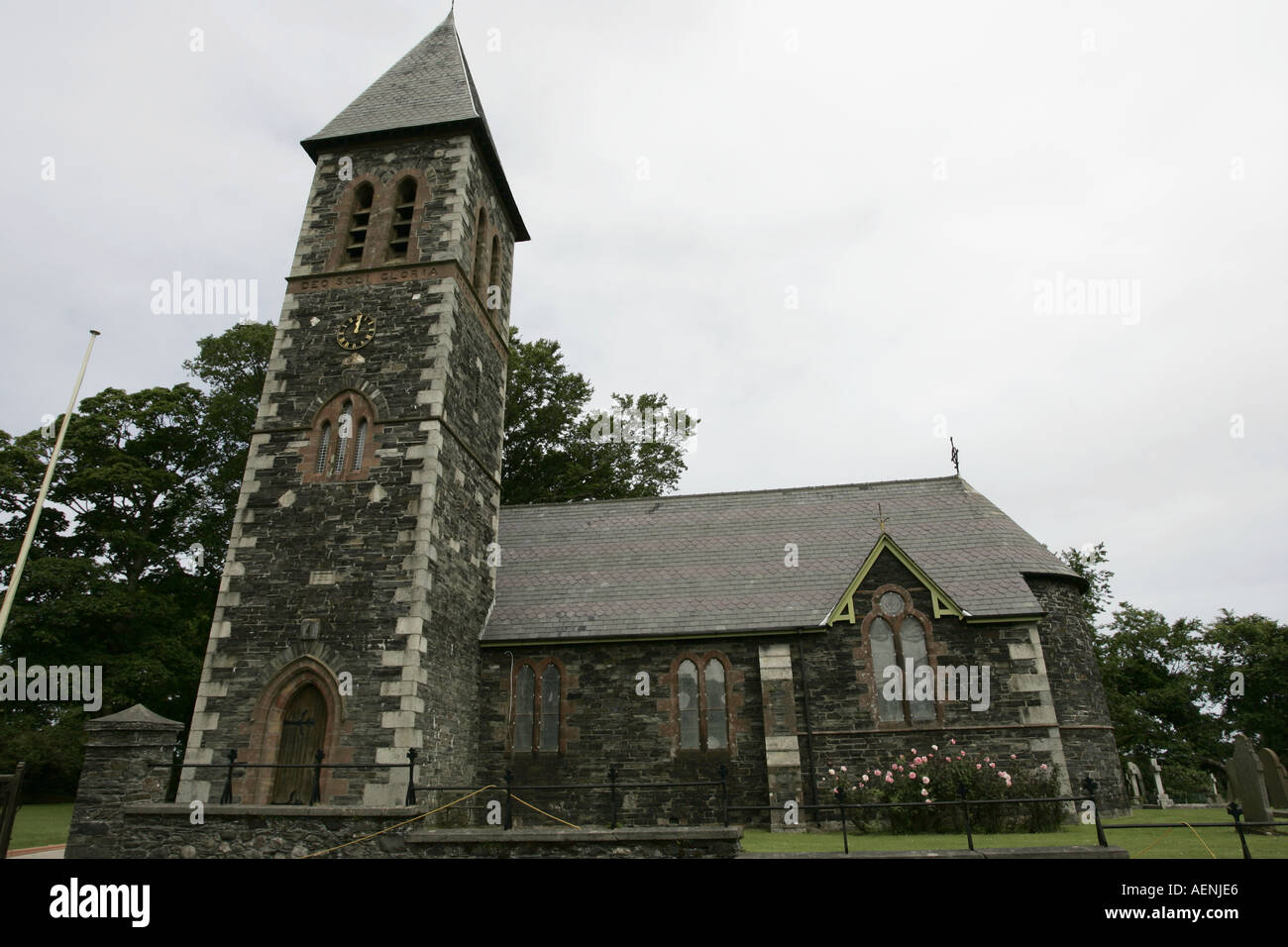 St. Birgitta von Kildare anglikanische Kirche Braut Isle of Man-IOM Stockfoto