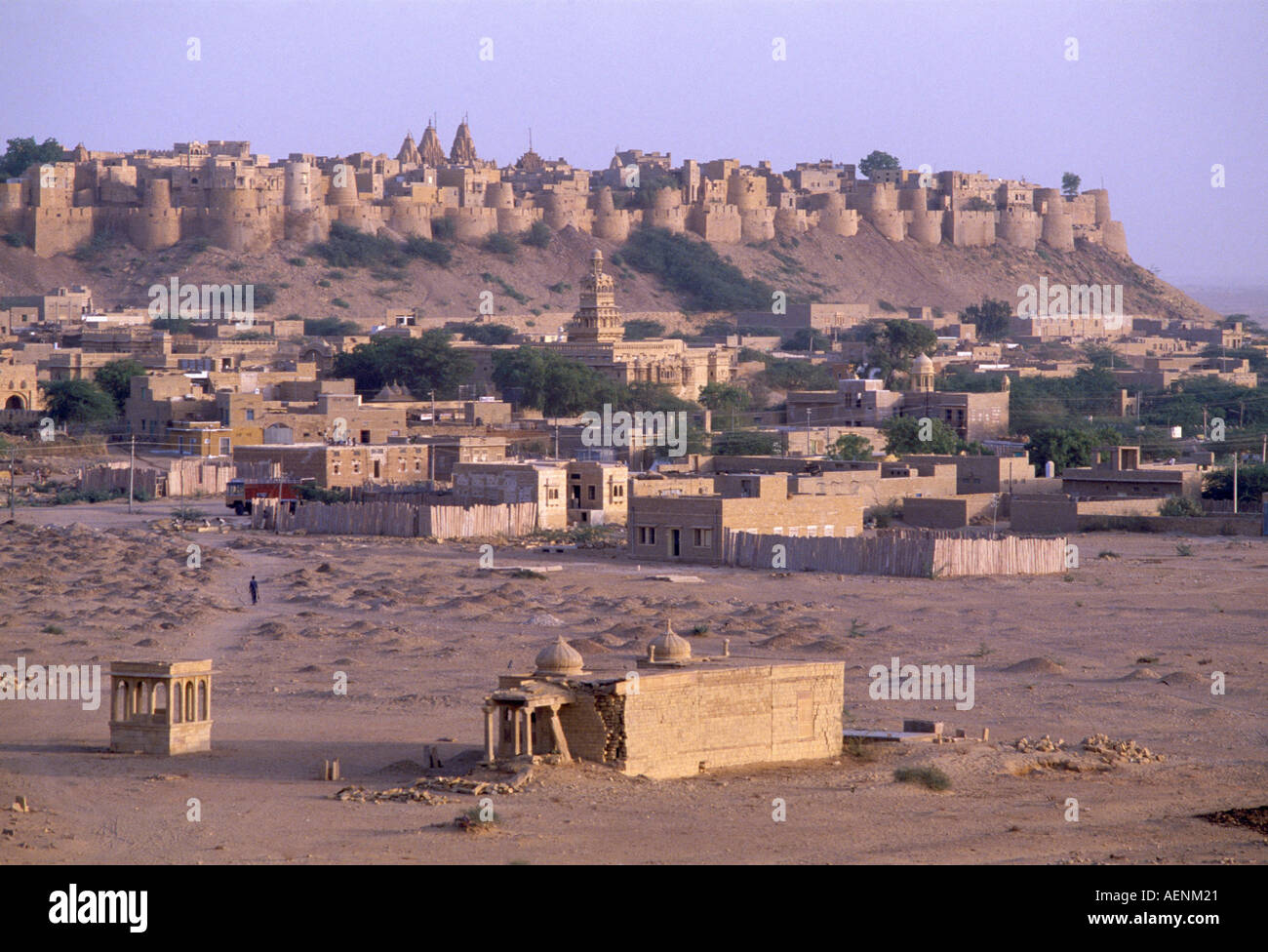 Jaisalmer, Stadtansicht, Details Stockfoto