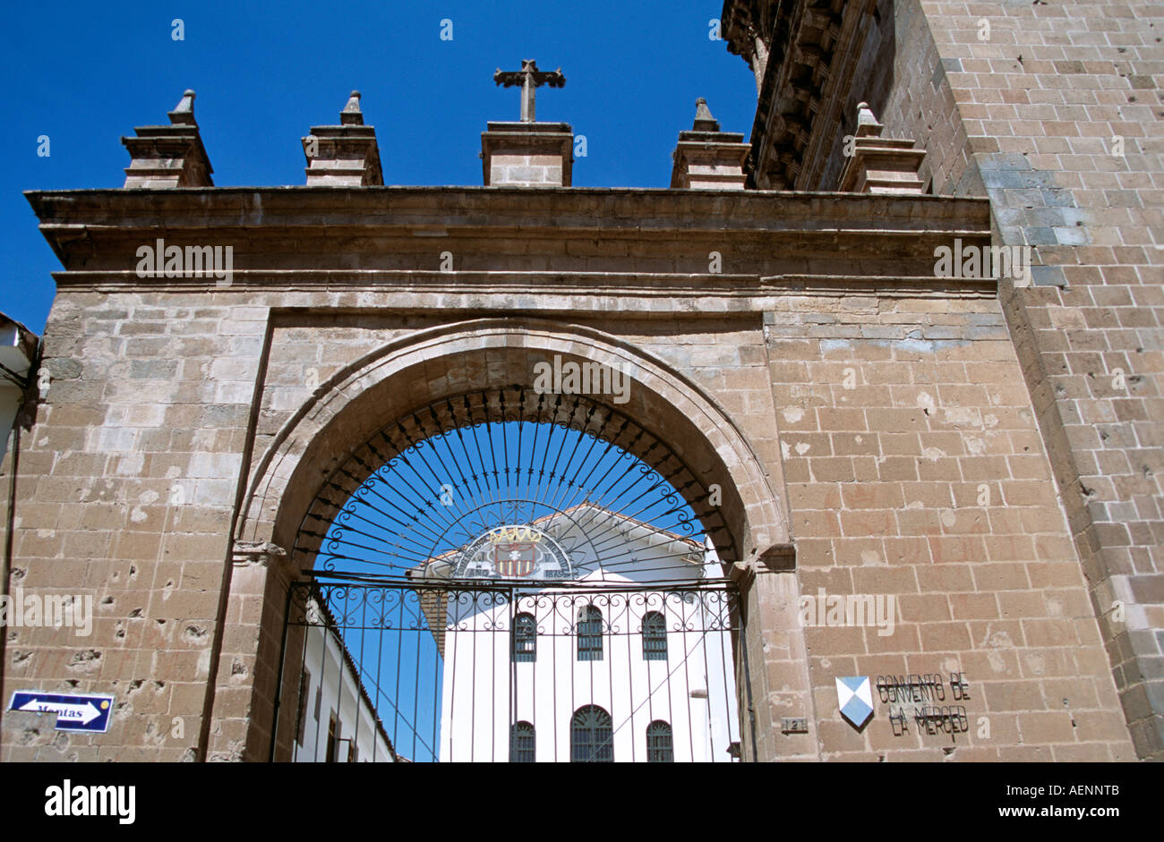 Convento De La Merced, Mantas, Cusco, Peru Stockfoto