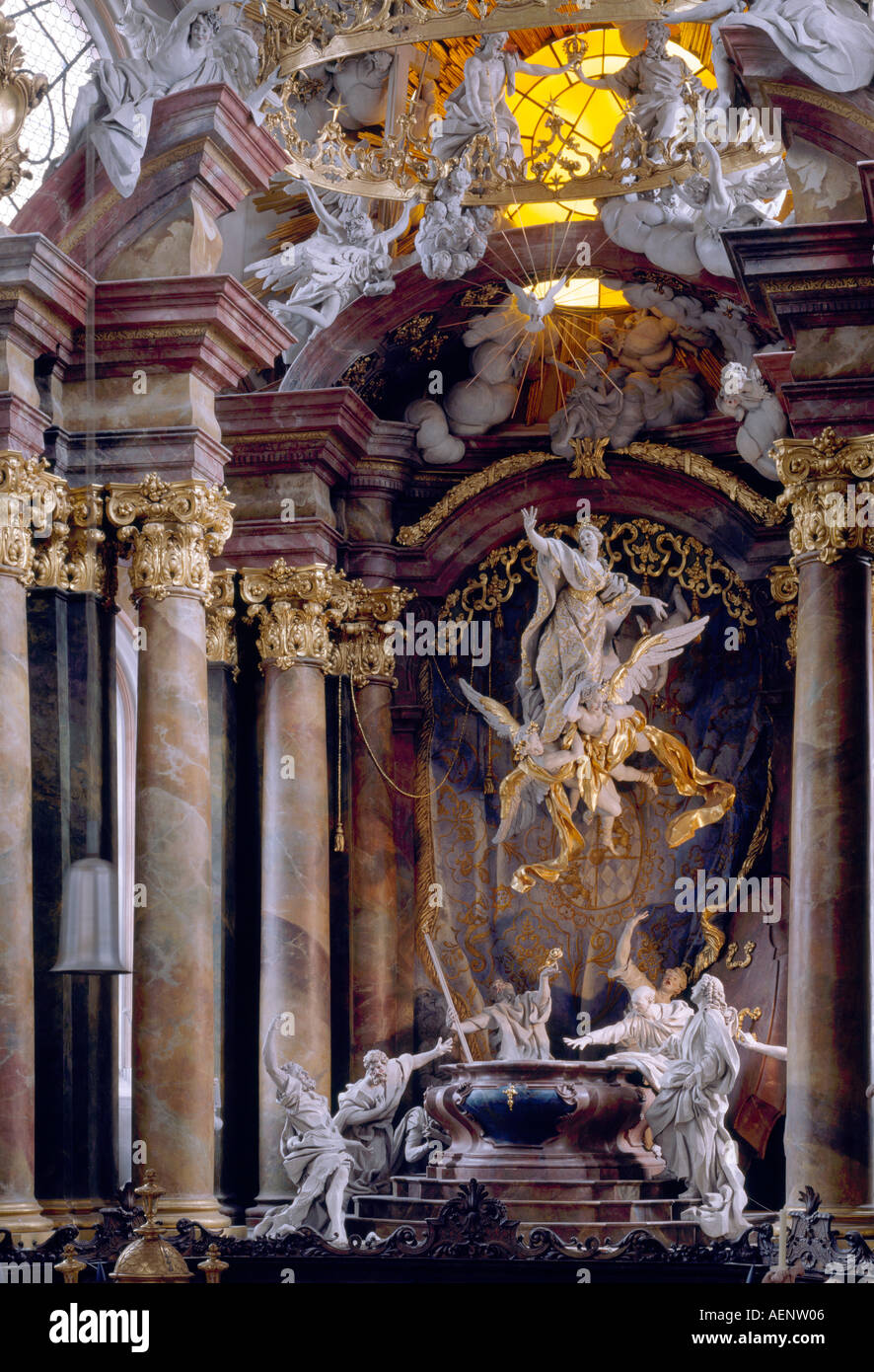 Rohr, Klosterkirche, Altar Stockfoto