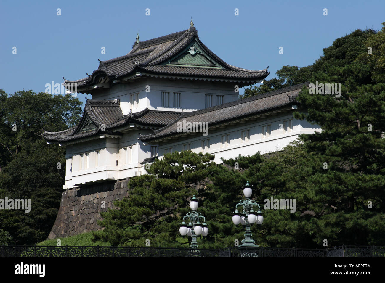 Kaiserpalast Tokio Japan Stockfotografie Alamy