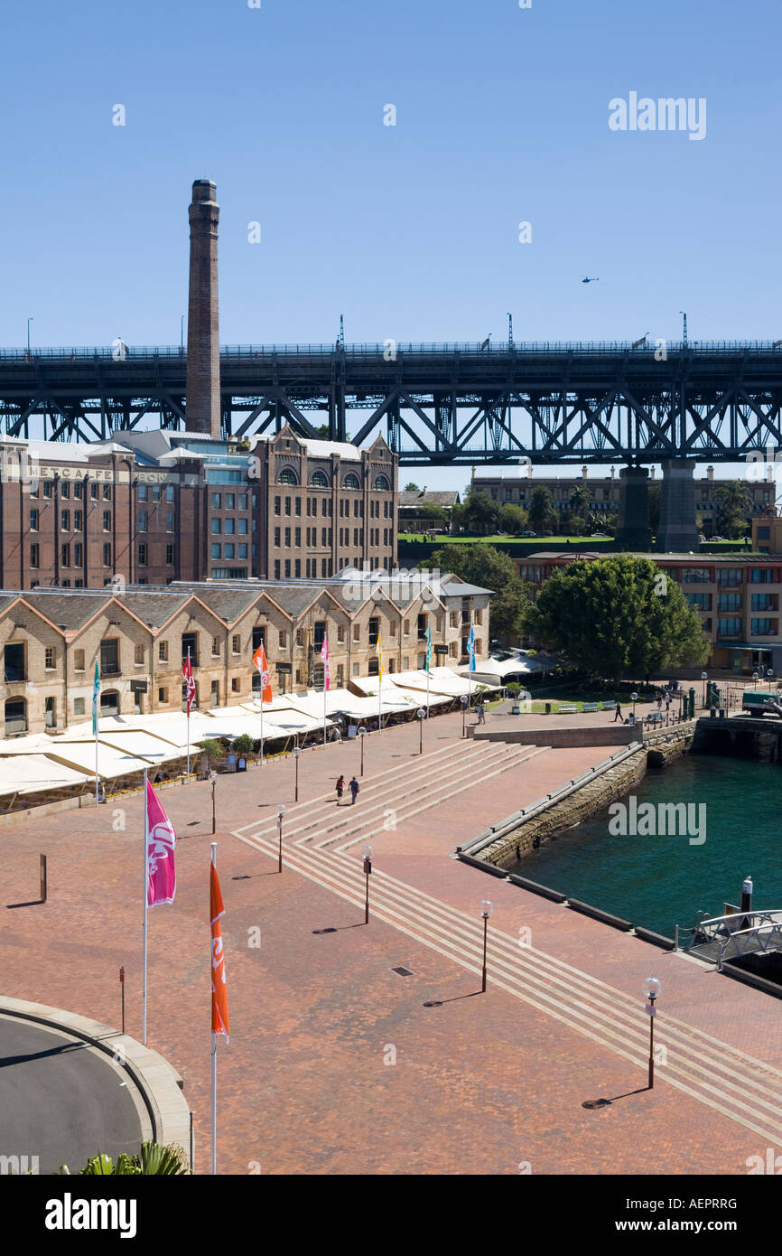 Al Fresco Restaurants, Campbells Cove, Sydney Stockfoto