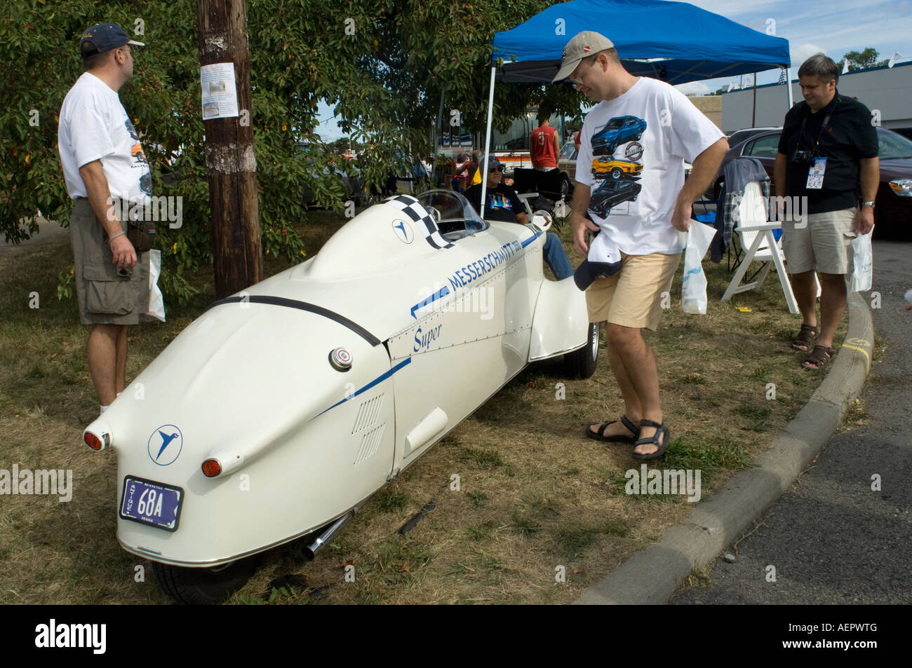 Messerschmitt-Auto auf die 2007 Woodward Dream Cruise, Birmingham, Michigan, USA Stockfoto