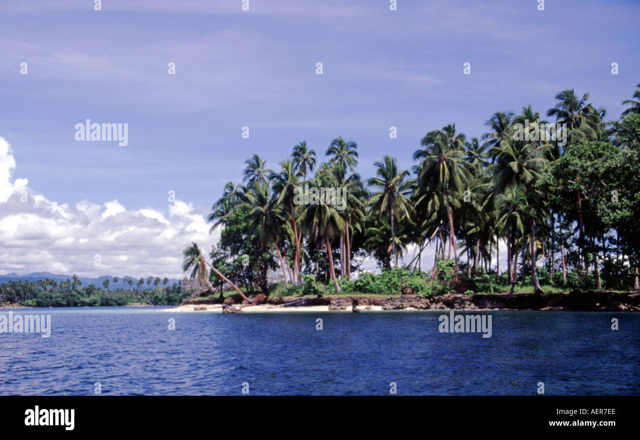 Madang-Küste Papua New Guinea Stockfoto