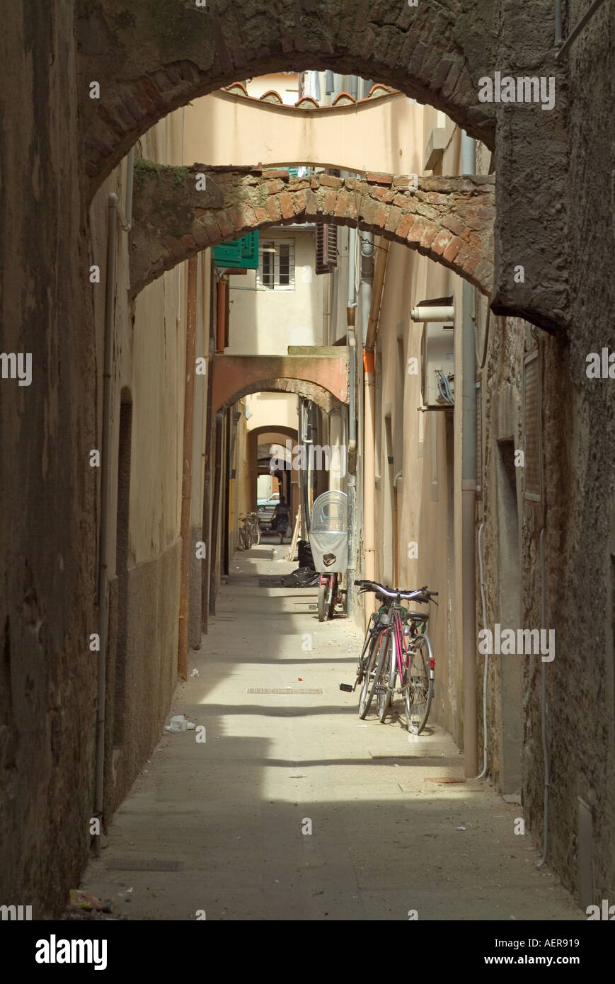 Toskana Italien mittelalterliche Gasse in San Giovanni Valdarno Toskana