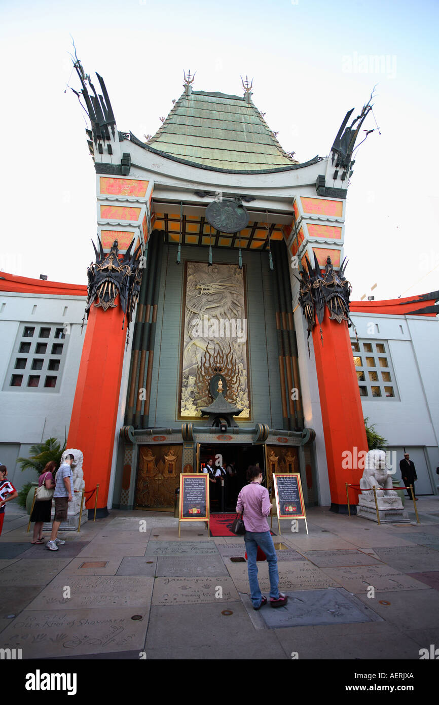 Mann s Chinese Theater Hollywood Los Angeles Kalifornien USA Stockfoto