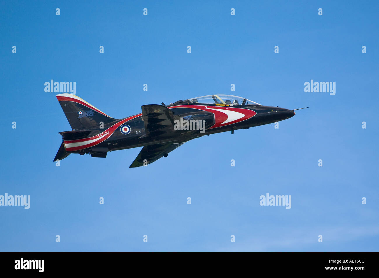 BAE Systems Hawk T1 Advanced Jet Trainer angezeigt auf dem Flügel Räder Dunsfold Surrey UK 2007 Stockfoto
