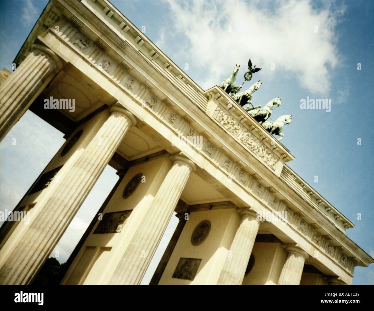 Brandenburger Tor Berlin Deutschland Stockfoto