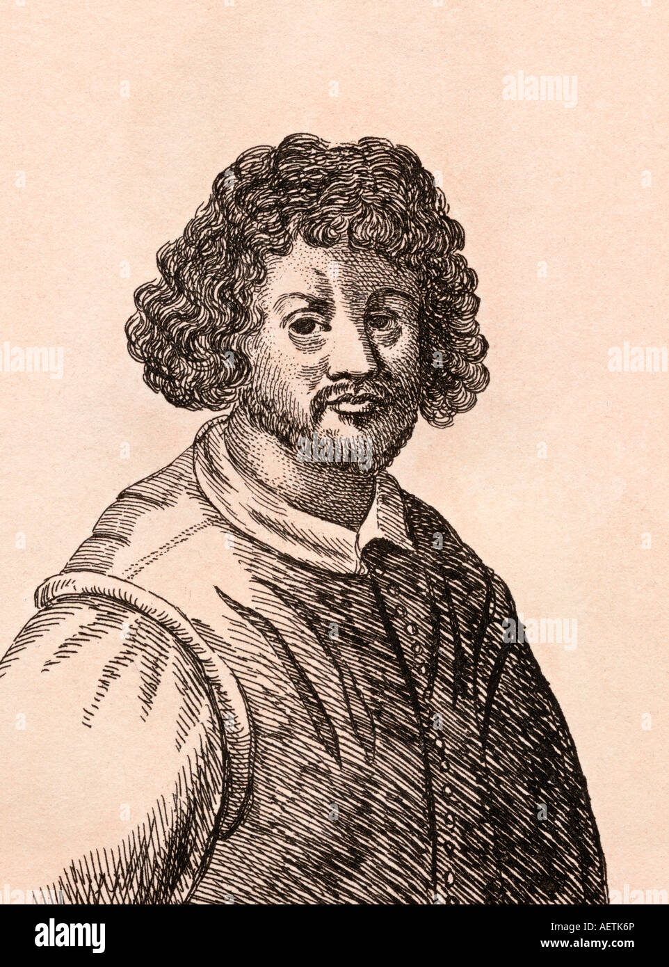 Claude Lorrain, alias Claude Gellée oder Le Lorrain, 1600 -1682. Französischer Maler, Zeichner und Radierer des Barock. Stockfoto