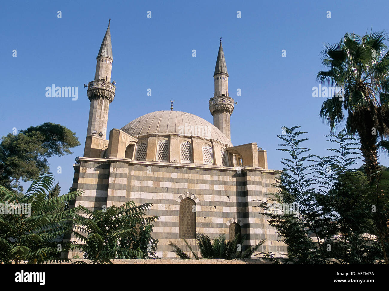 Takiyya es Suleimaniyya einmal eine Moschee jetzt ein Armeemuseum Damaskus-Syrien-Naher Osten Stockfoto