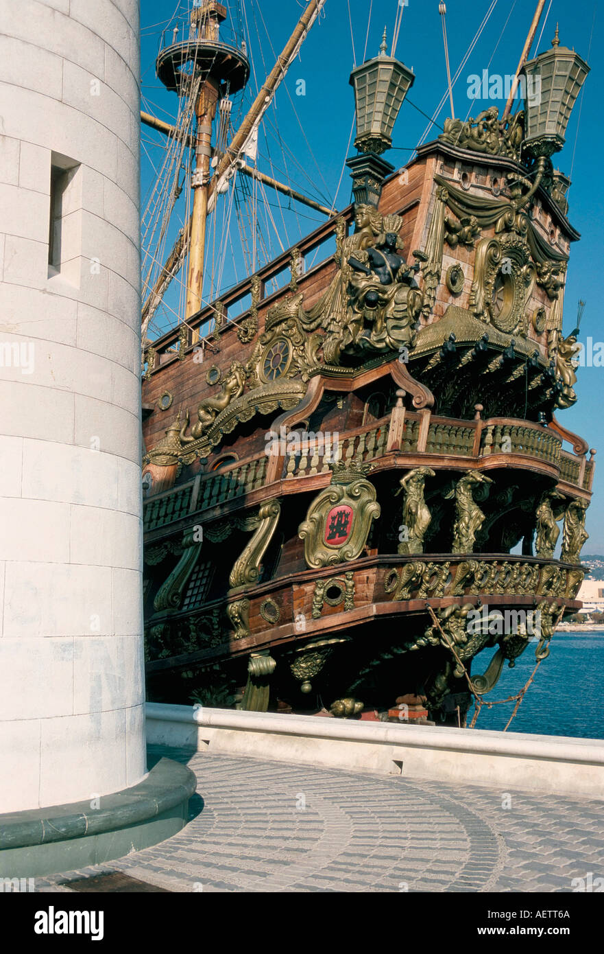 Schiff verwendeten im Film Piraten Cannes Alpes Maritimes Cote d Azur