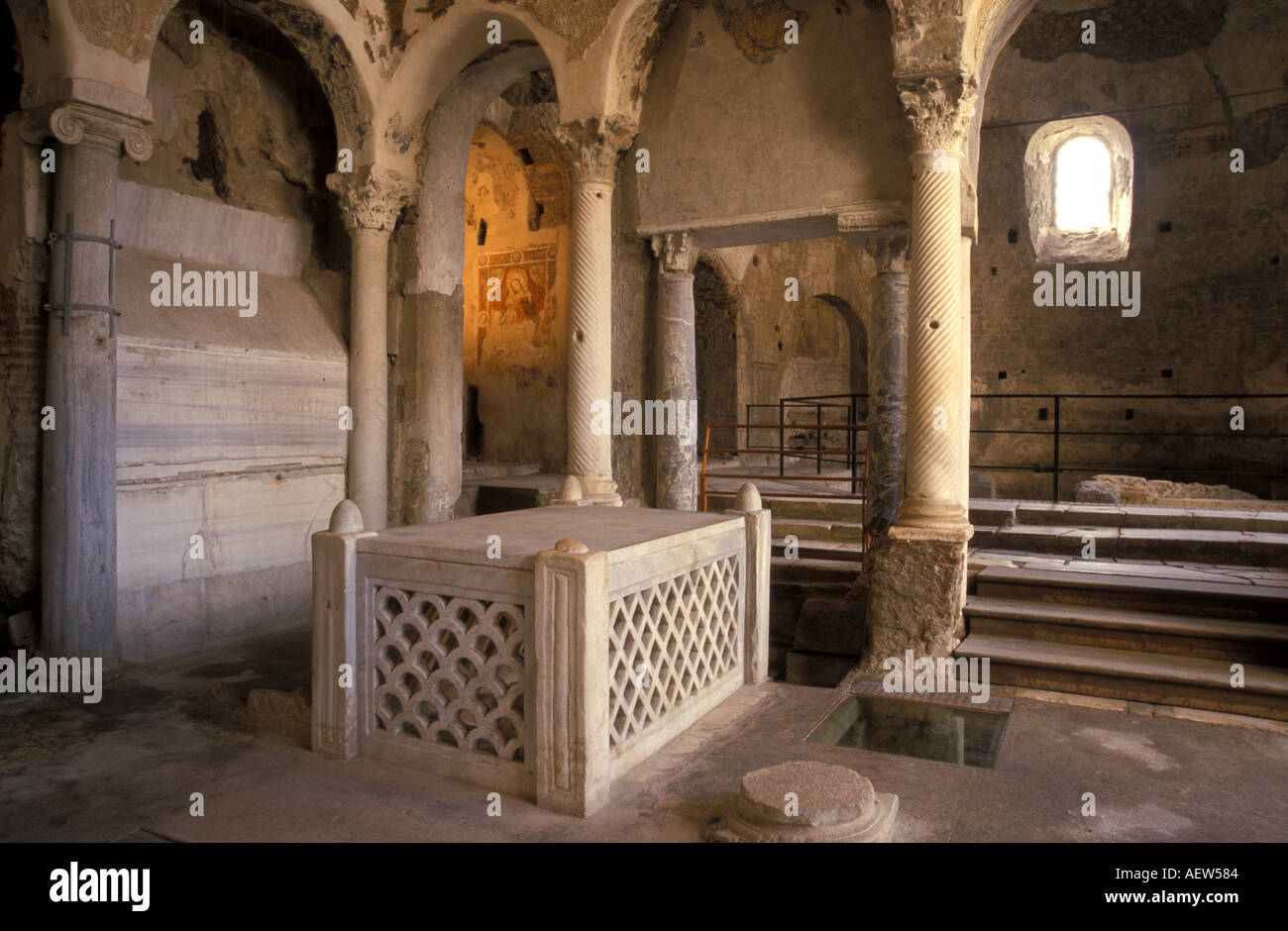 Frühen christlichen Basilika Cimitile Campania Italien Stockfoto