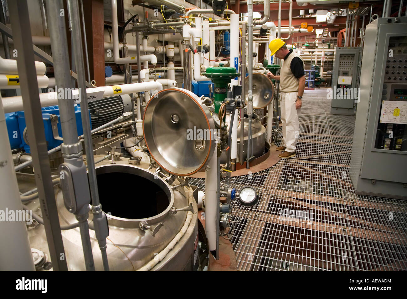 Ethanol Research Laboratory erneuerbare Energie Stockfoto