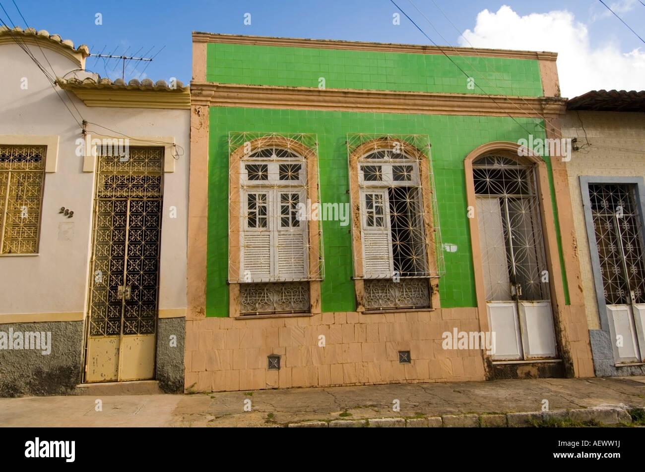 Haus São Luis Maranhão Brasilien Stockfoto