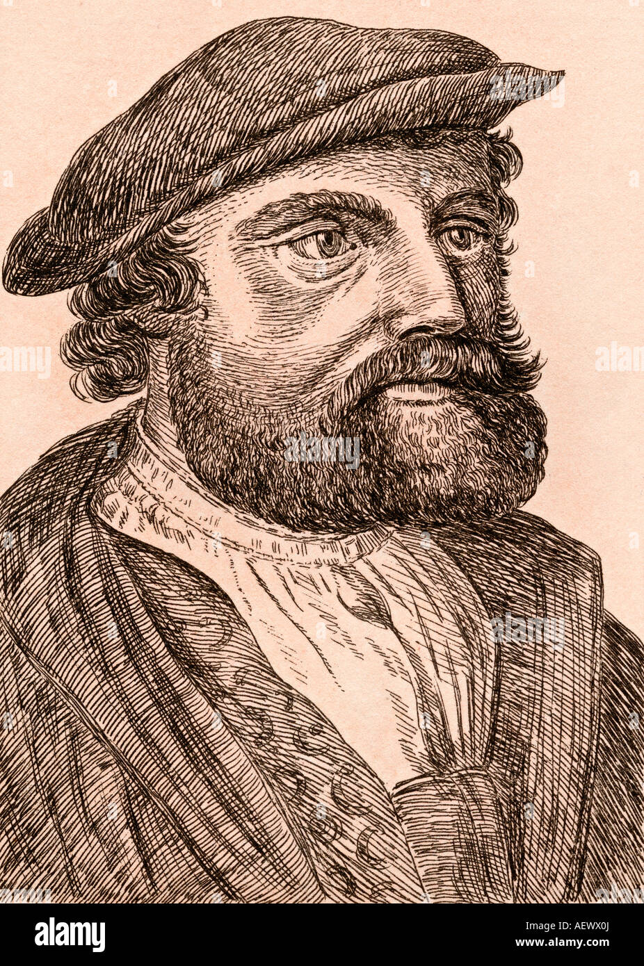 Hans Holbein der Jüngere, 1497 - 1543. Deutscher Maler und Grafiker. Stockfoto