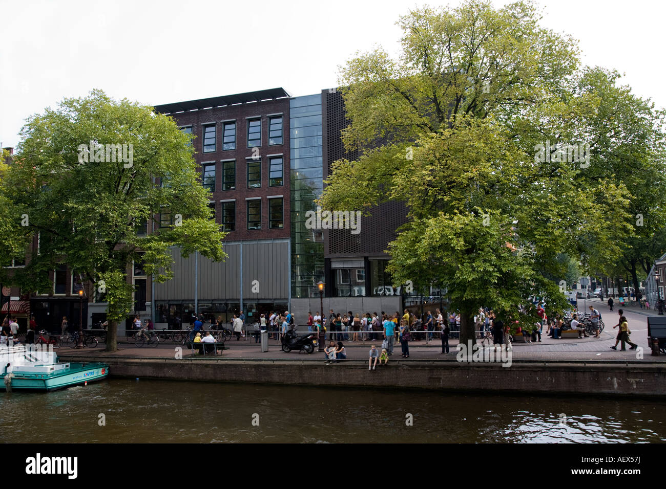 Amsterdam, Anne Frank Huis-Haus Stockfoto
