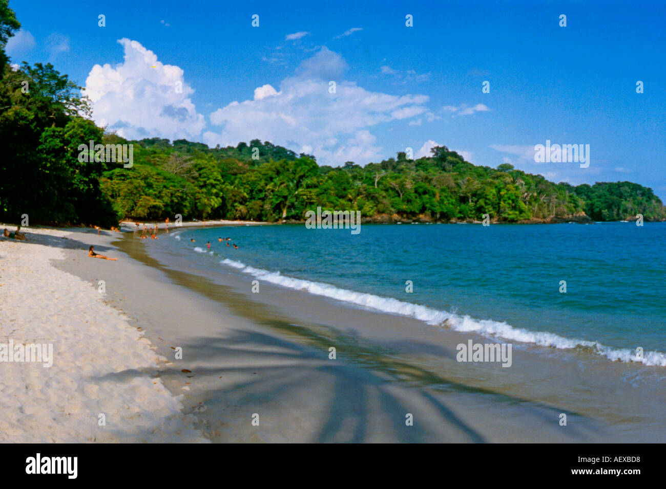 Nationalpark Manuel Antonio wilden Strand Playa Manuel Antonio Stockfoto