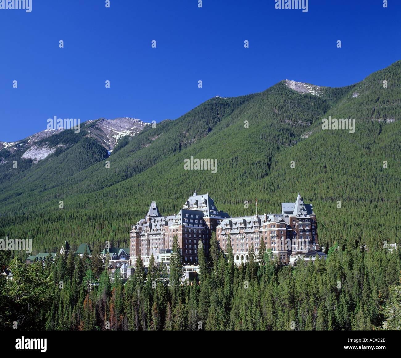 Banff Spring Hotel Weltkulturerbe BANFF Nationalpark, Kanada Stockfoto