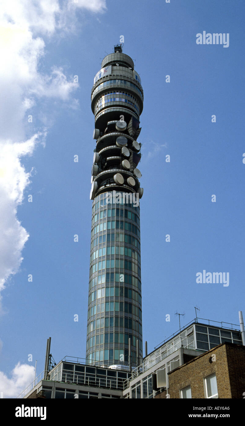 BT-Telecom Tower London England Stockfoto