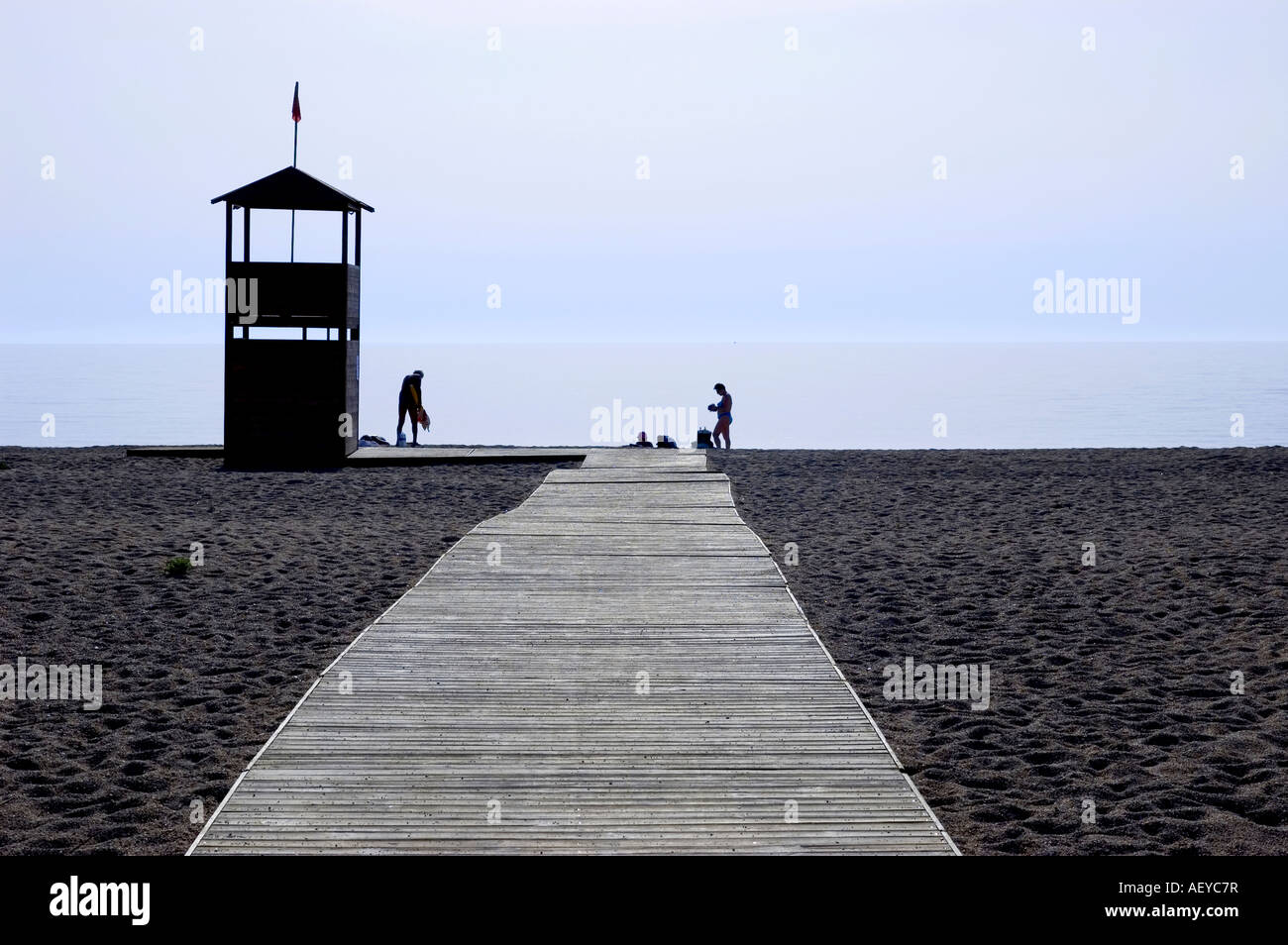 Saison-Strand Stockfoto