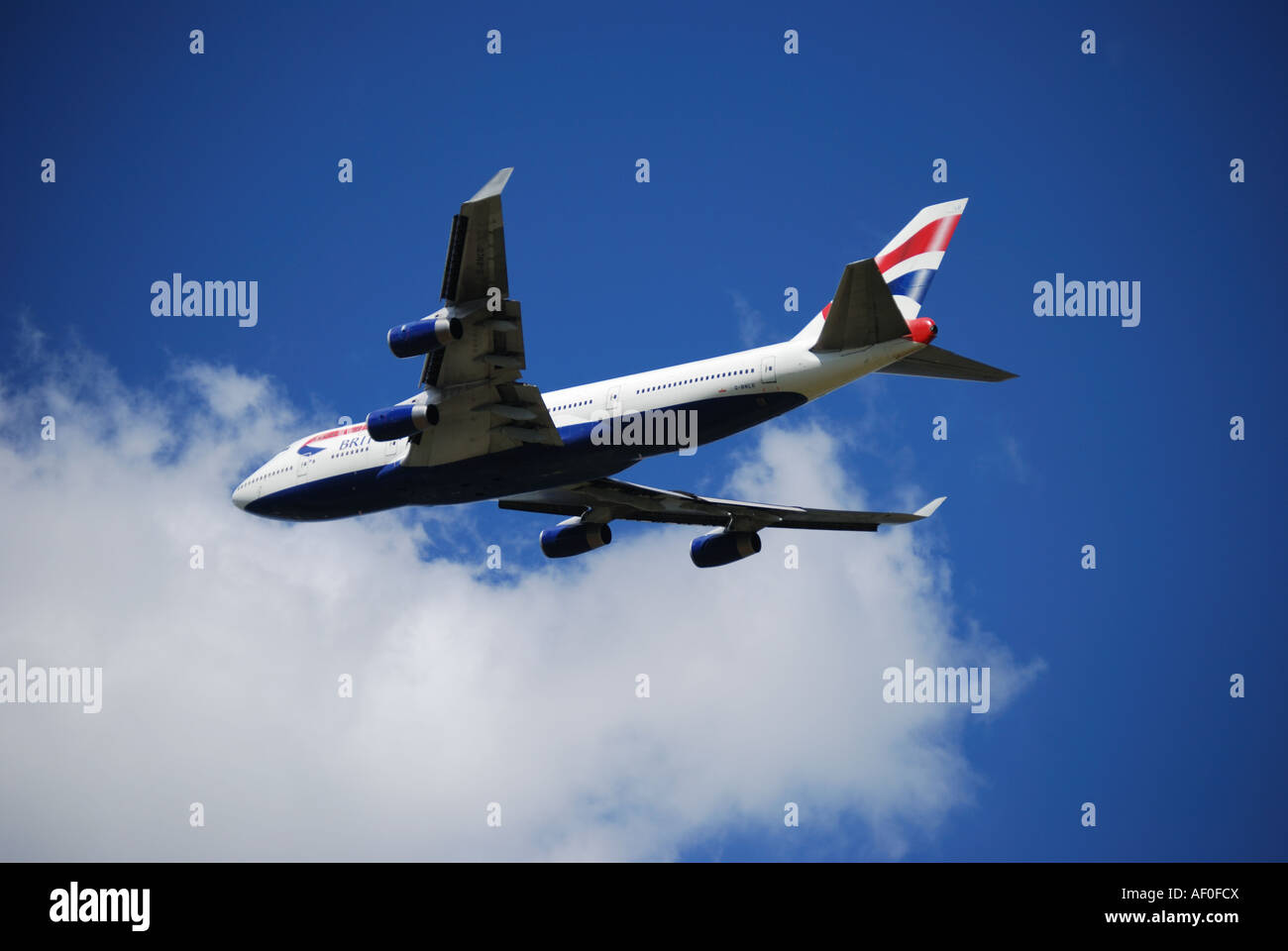 British Airways Boeing 747-400 Flugzeuge vom Flughafen Heathrow, Middlesex, England, Vereinigtes Königreich Stockfoto