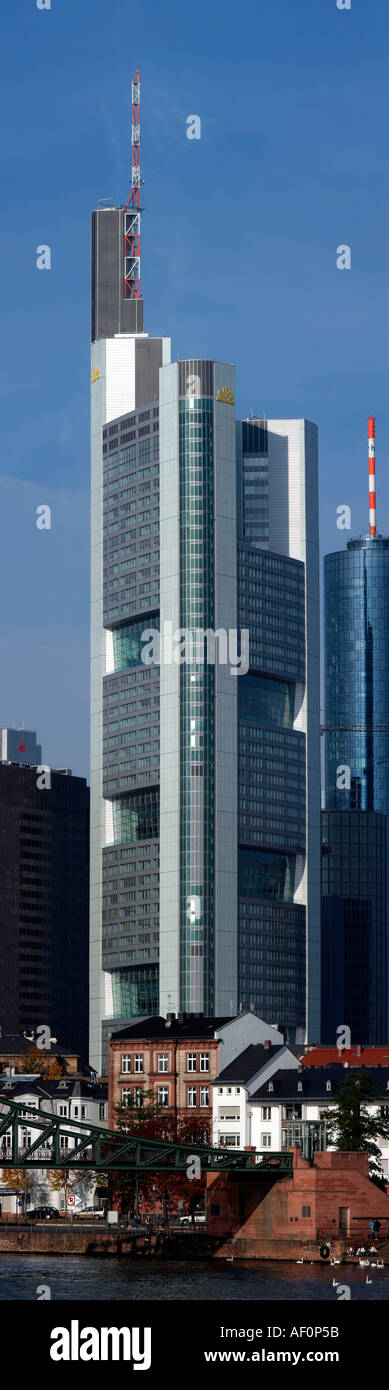 Frankfurt Am Main, Commerzbank, Stockfoto