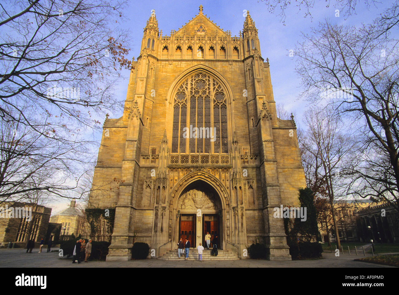 Princeton New Jersey Universität Kapelle Princeton Universitätscampus in Herbst USA Stockfoto
