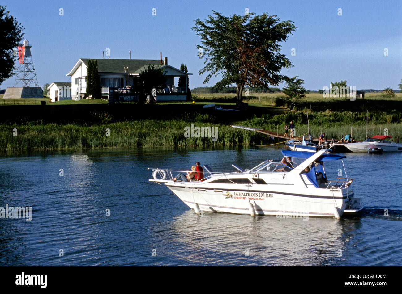 Die Inseln von St. Pierre in Sorel Montérégie Quebec Kanada Stockfoto