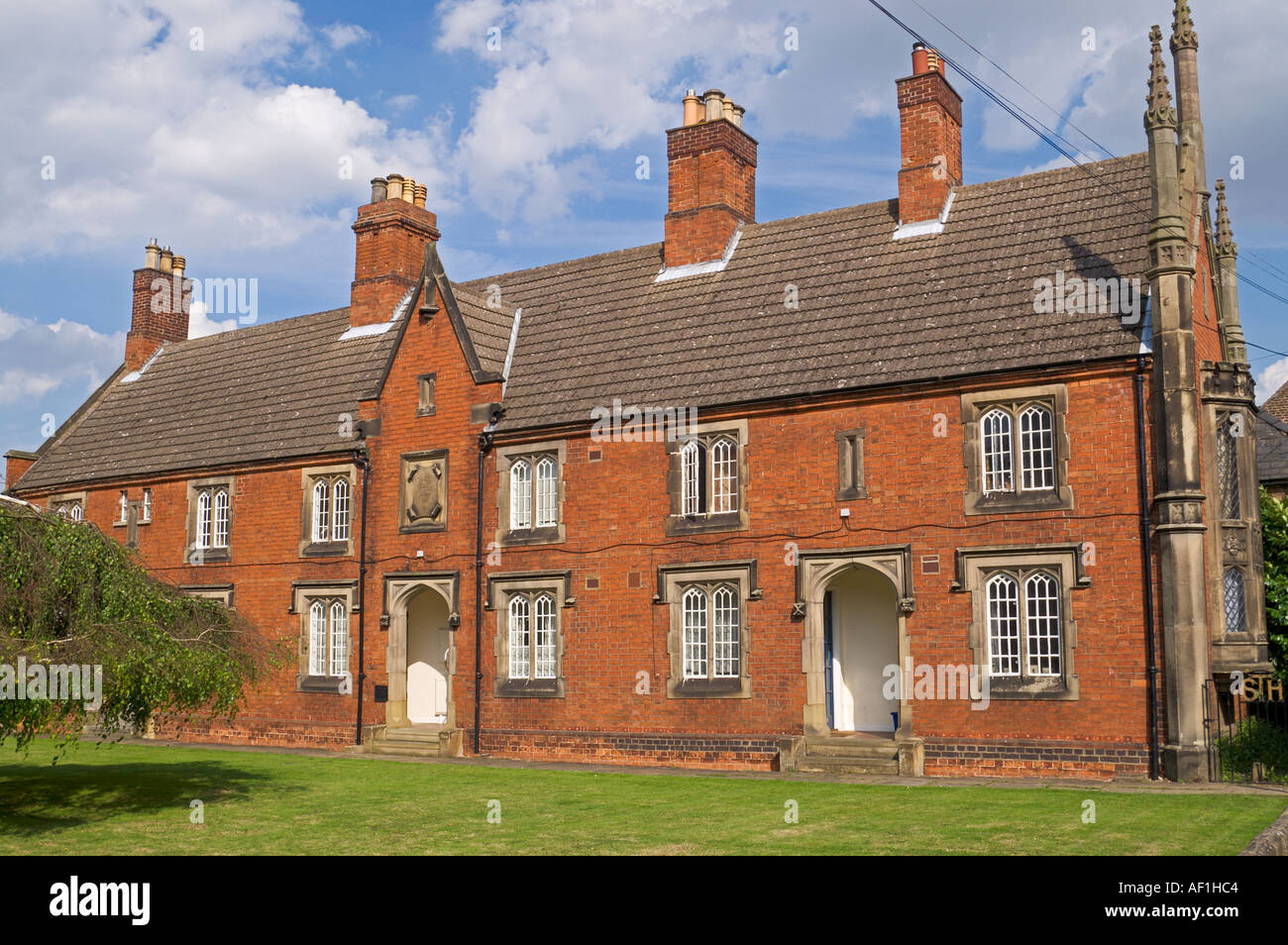 Almosen beherbergt Spalding Lincolnshire England Stockfoto