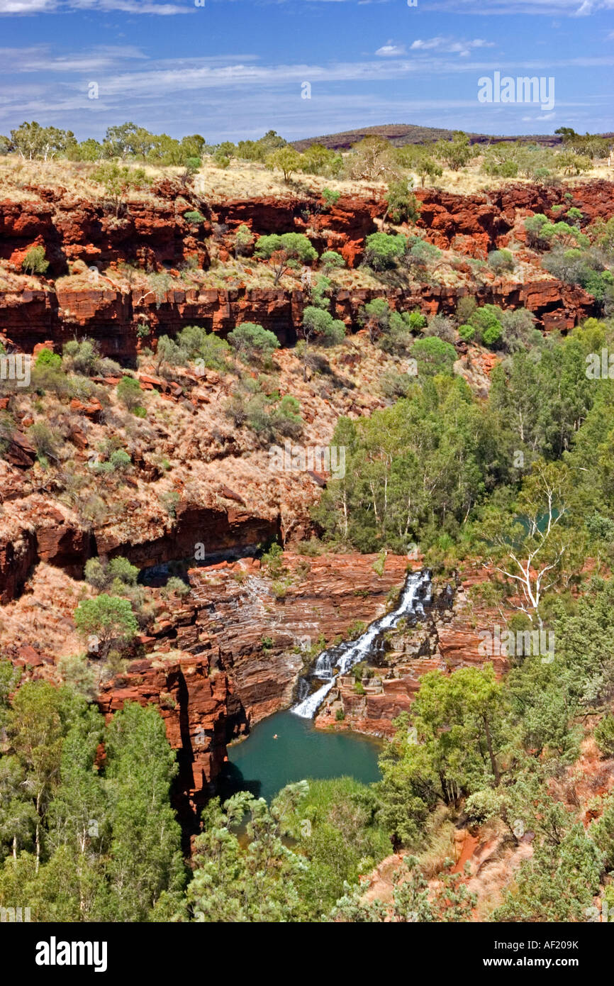 Fortescue Falls, Karijini National Park, Western Australia, Australia Stockfoto