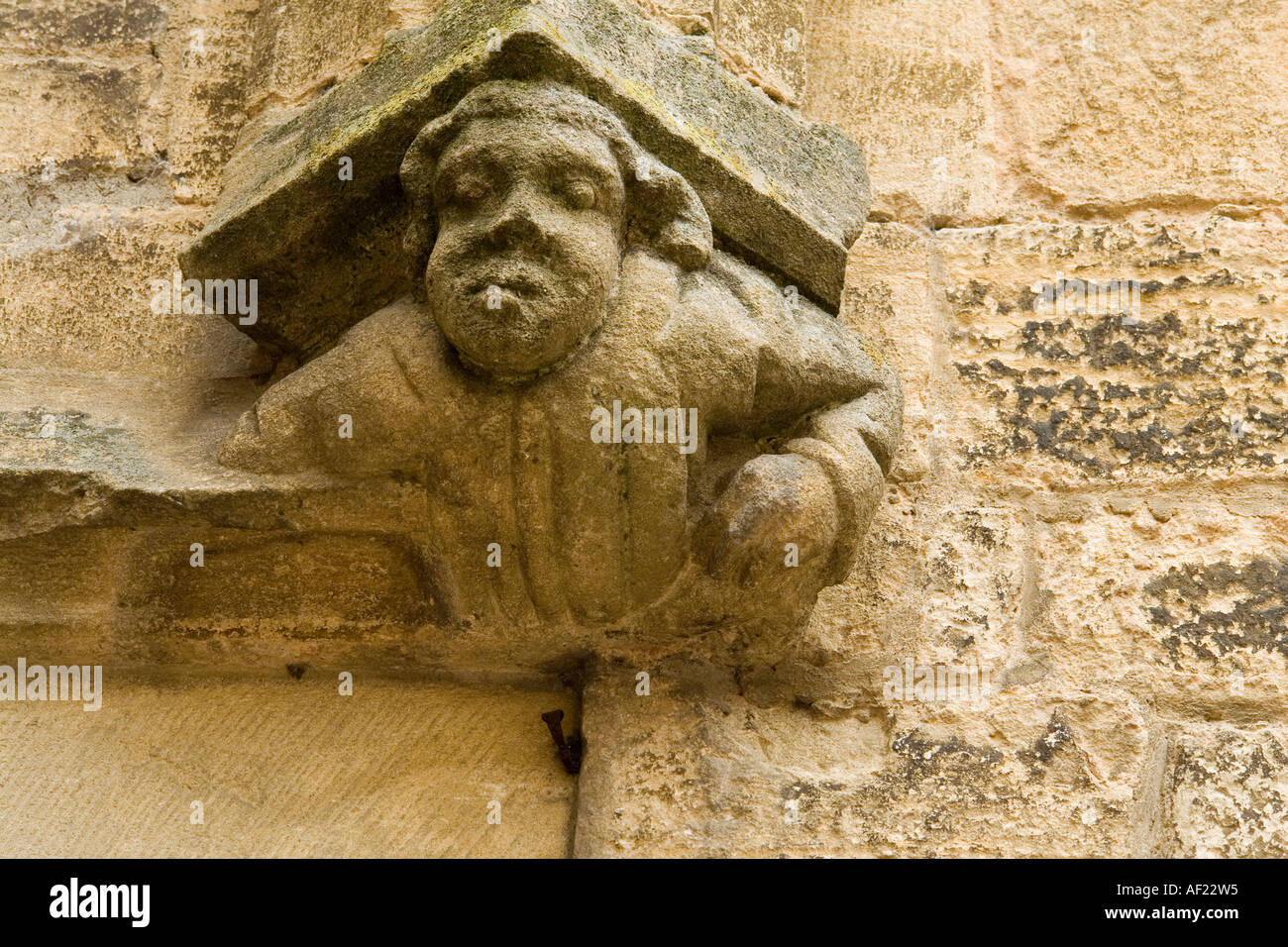 Detail von einem Wasserspeier an der Bischöflichen Palast Platz du Peyrou Sarlat la Caneda Dordogne Frankreich Europa Stockfoto