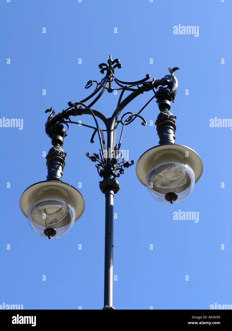 Laternenpfahl am Pariser Platz am Brandenburger Tor Stockfoto