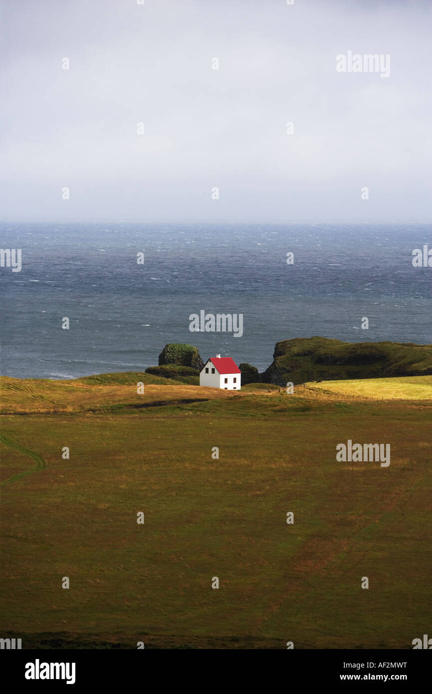 Haus auf Sneafellsnes Halbinsel Island keine Freigabe Stockfoto