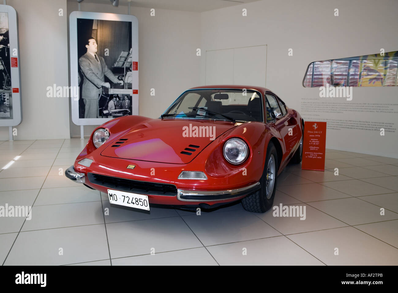 Ferrari-Museum Maranello Emilia Romagna Italien Stockfoto