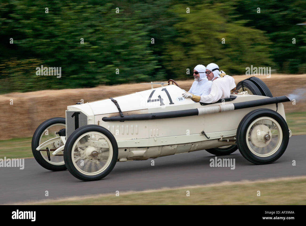 1914 Mercedes GP auf dem Goodwood Festival of Speed, Sussex, England. Stockfoto