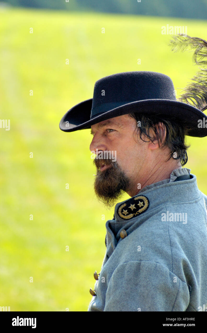 Konföderierten Brigadegeneral John Hunt Morgan Stockfoto