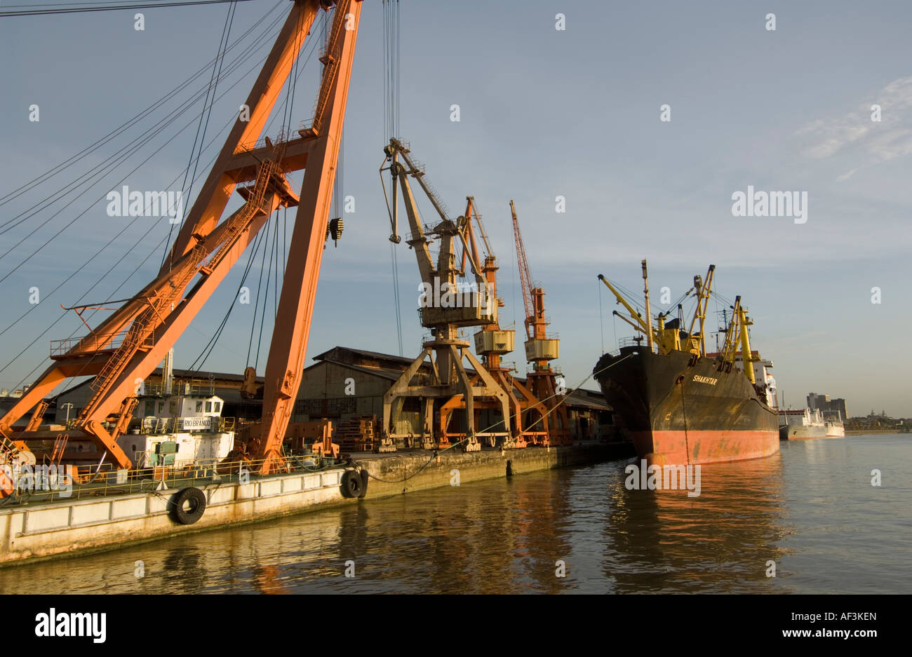 Belem Werften Pará-Brasilien Stockfoto