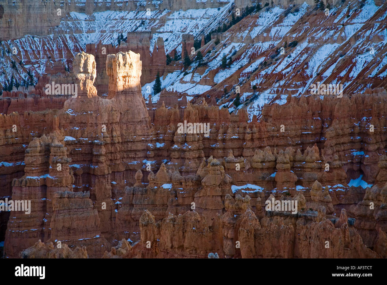 Red Rock Ansichten im Bryce-Canyon-Nationalpark, Utah Stockfoto