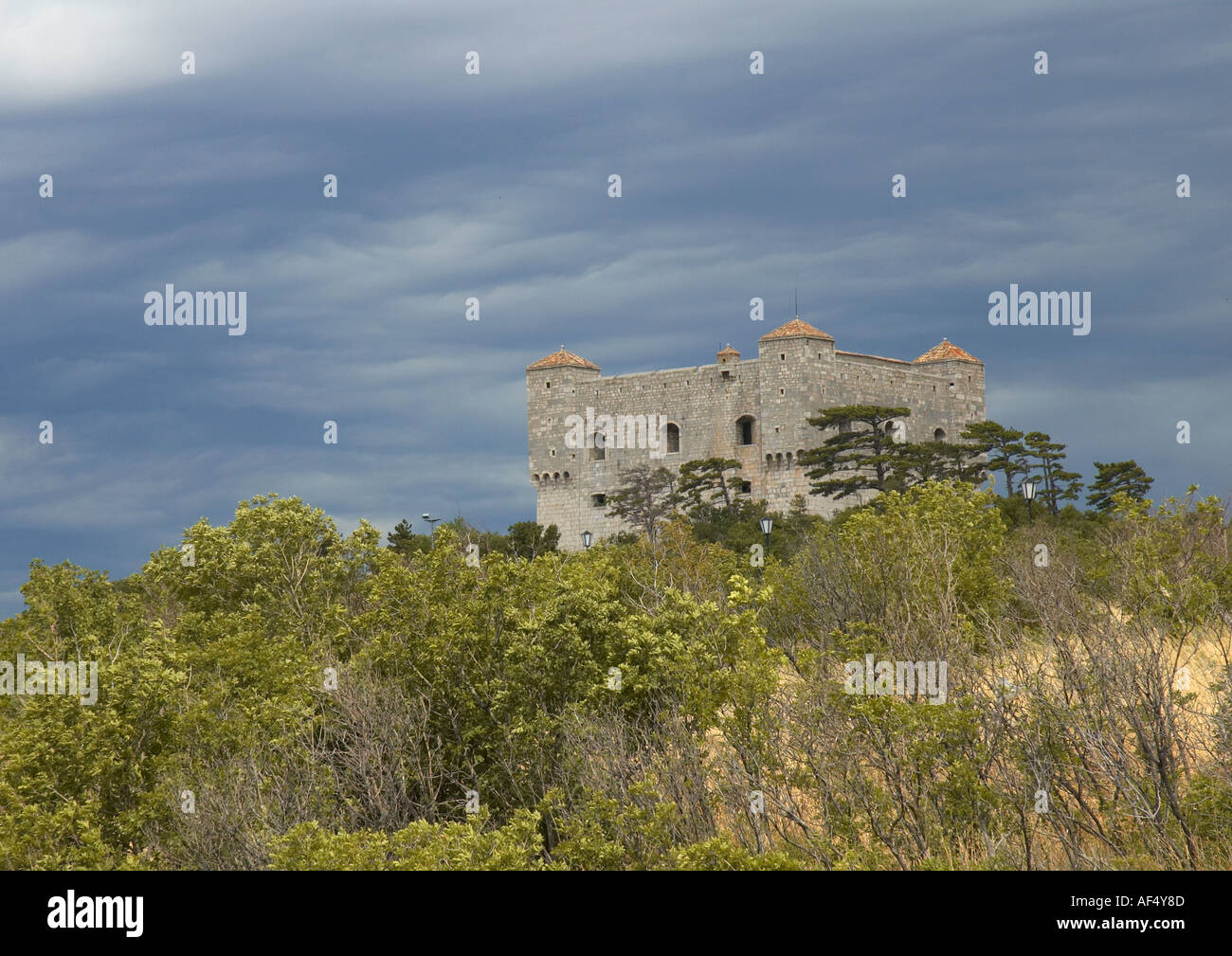 Burg Nehaj Dalmatien Kroatien Stockfoto