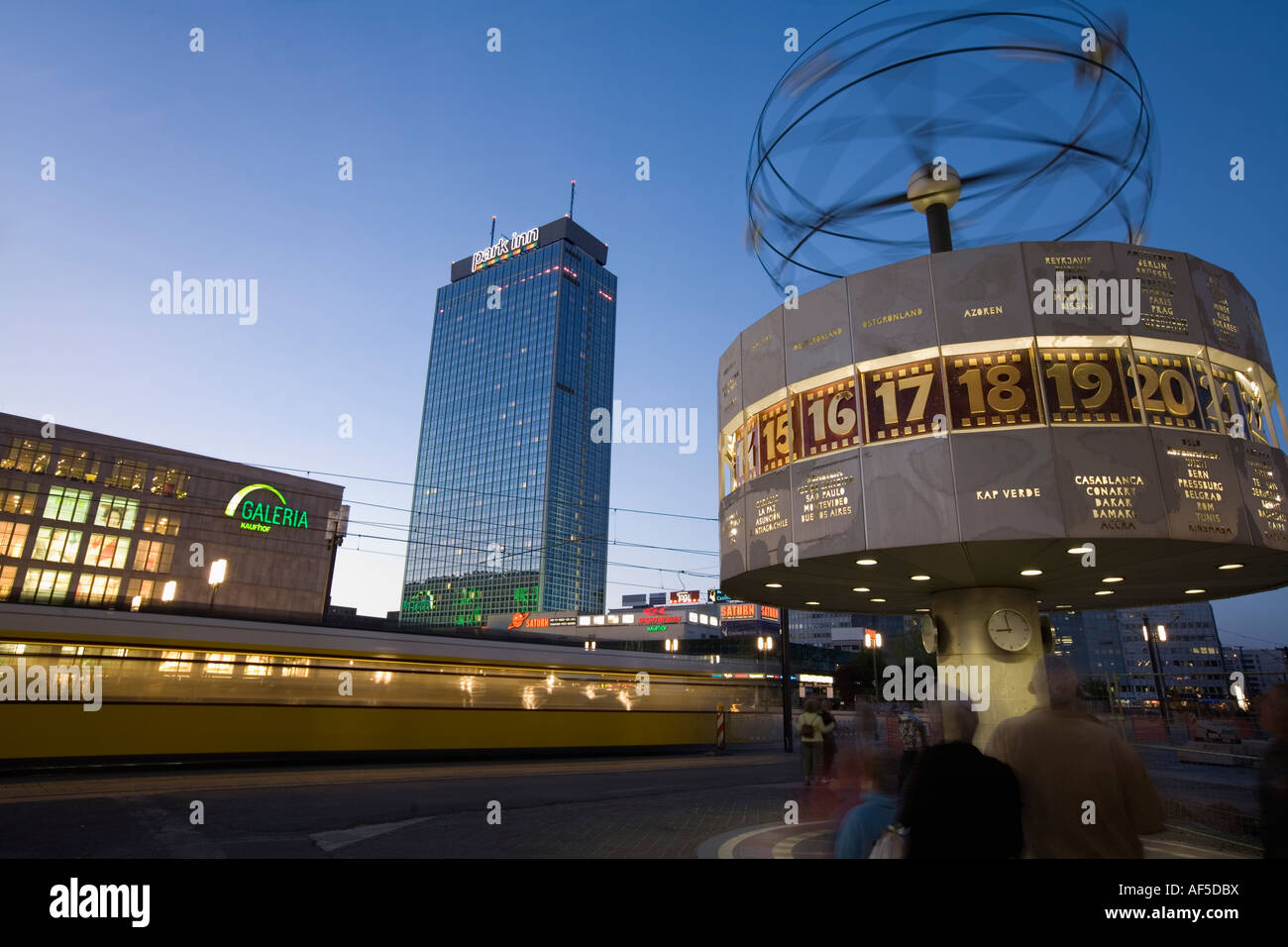 Berlin Alexandersquare astronomischen Weltzeituhr Stockfoto