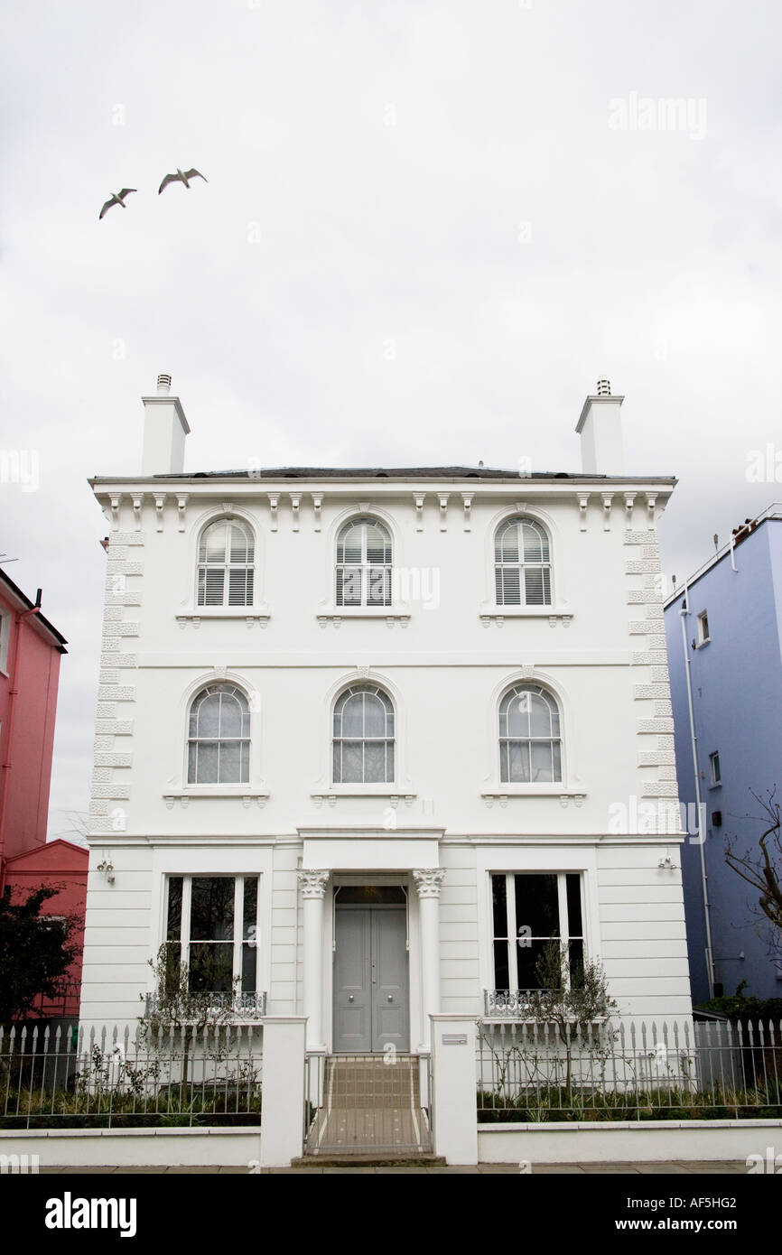 Londoner Stadthaus in Primrose Hill Stockfoto