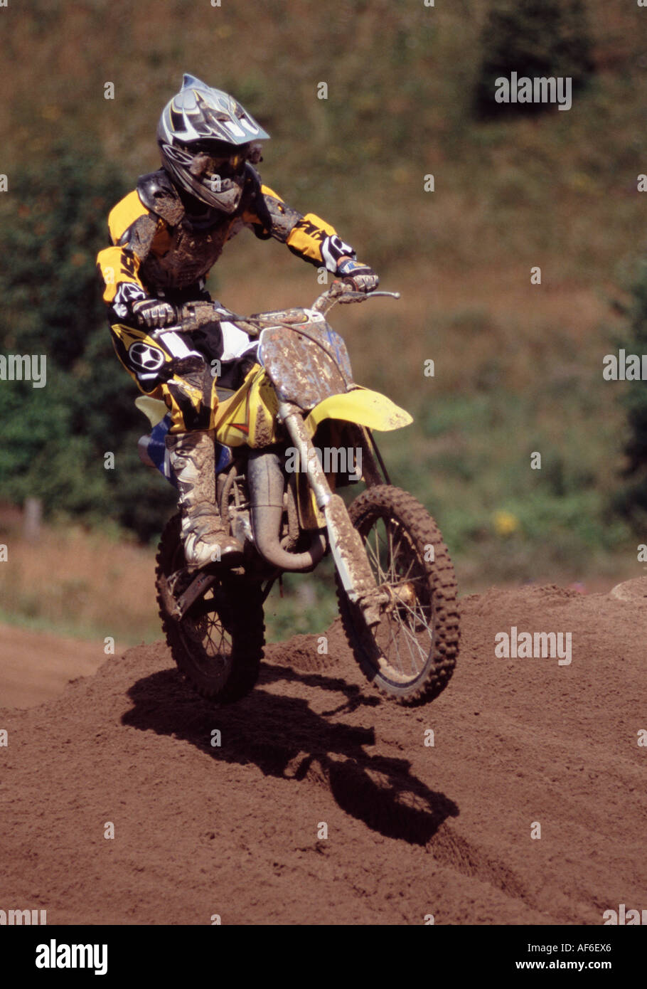 Motocross Sonderskov Dänemark Stockfoto