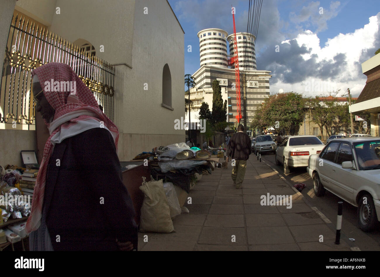 Jamia Moschee ist eine Moschee befindet sich auf Banda Street, Nairobi, Kenia Stockfoto