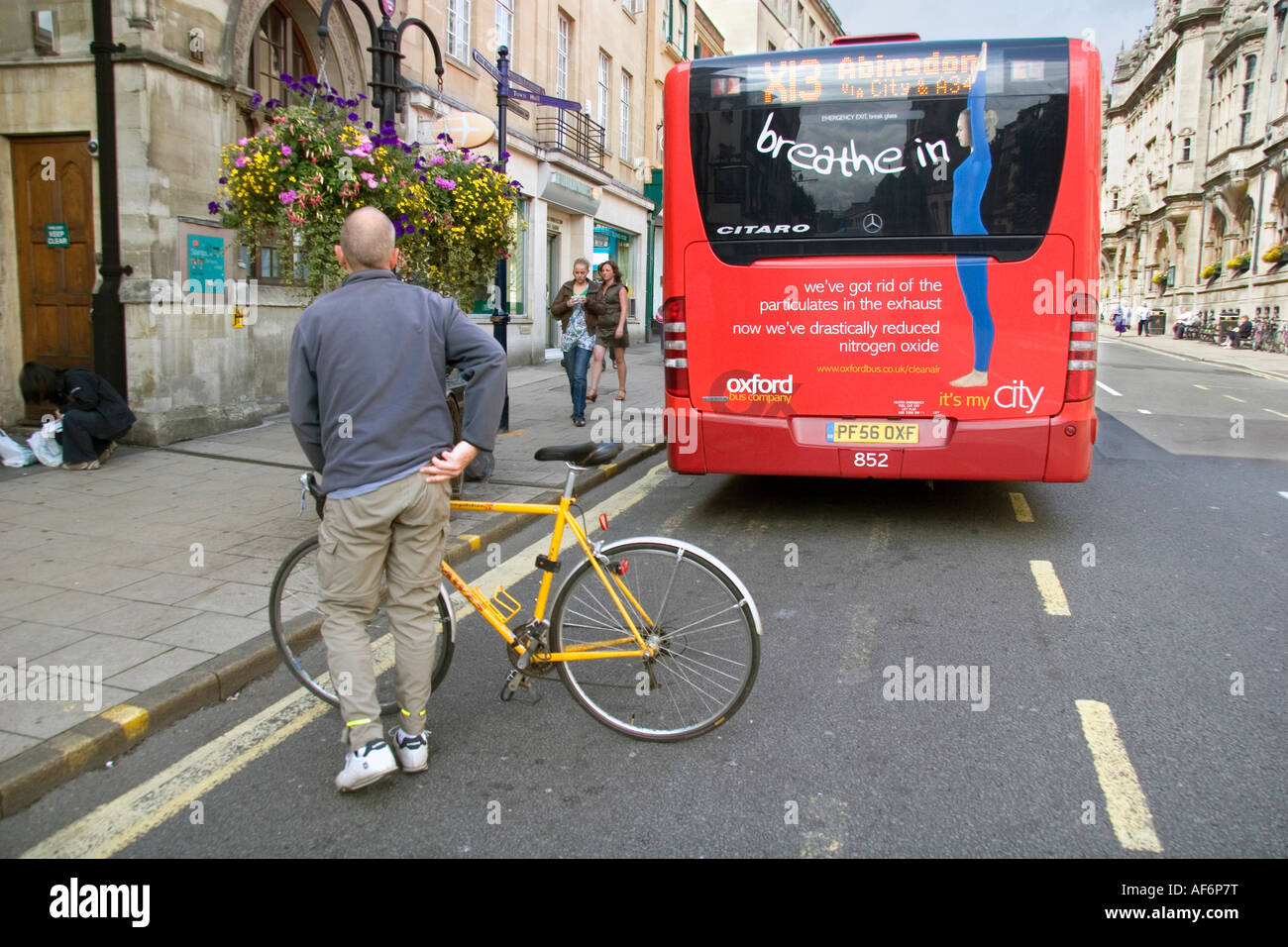Saubere Emissionen Oxford Bus 1 Stockfoto