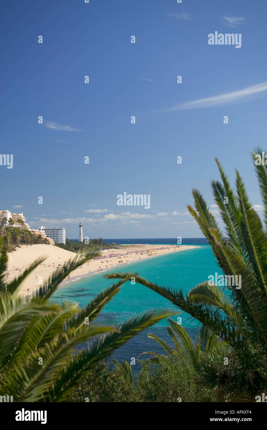 Playa de Sotavento de Jandia Morro Jable Fuerteventura Kanaren Spanien Stockfoto